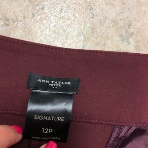 Burgundy Ann Taylor 12P